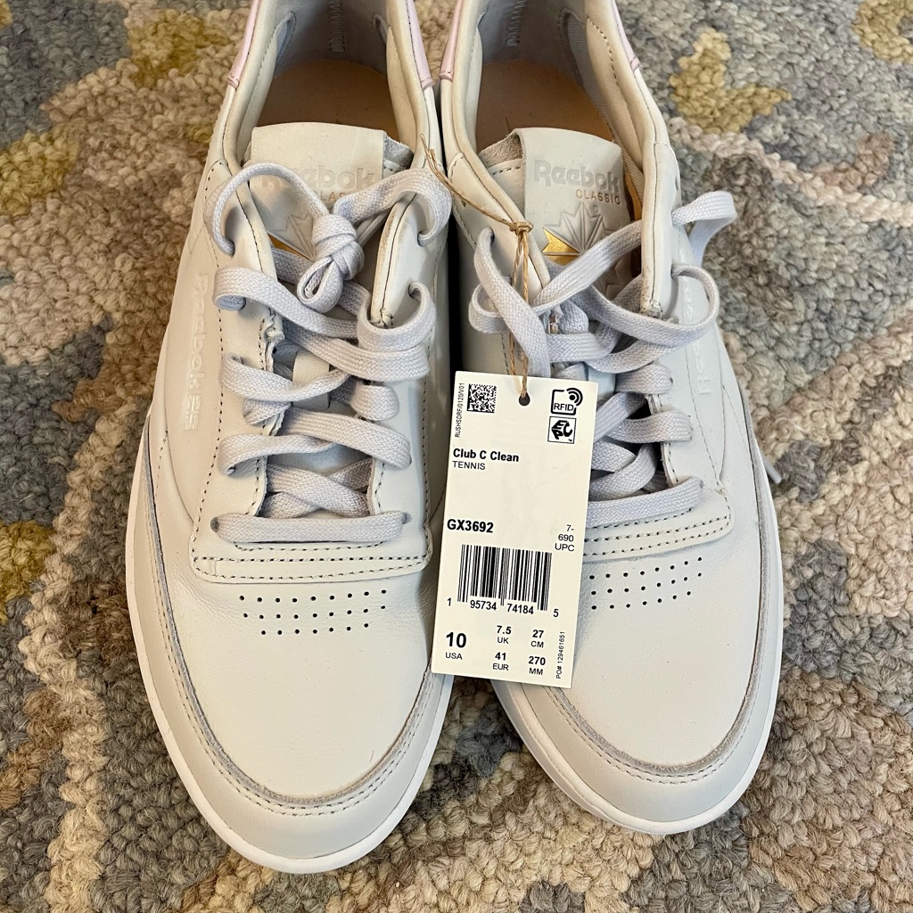 Reebok Club C Clean Sneakers In White